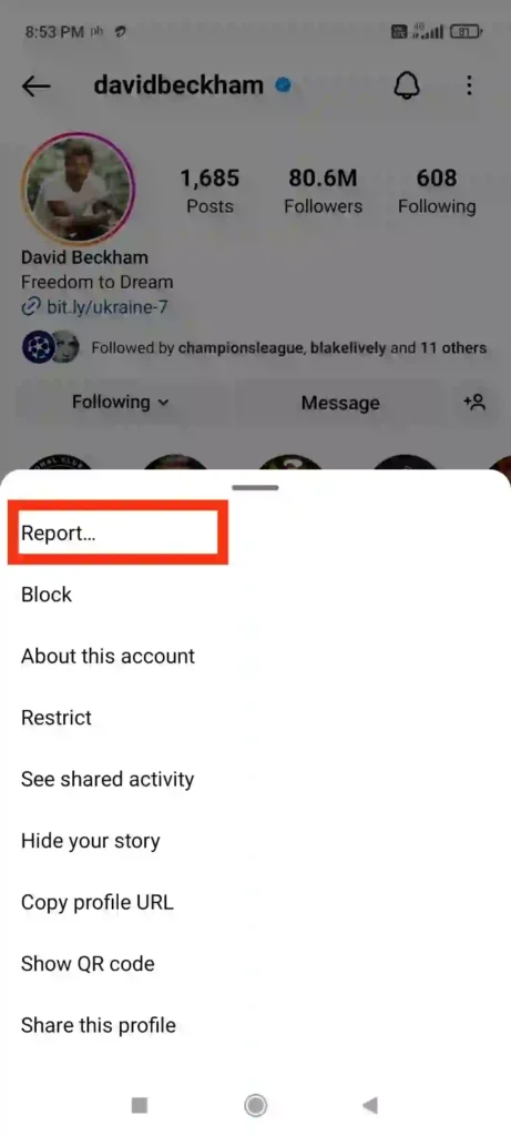 How to block or unblock someone on instagram